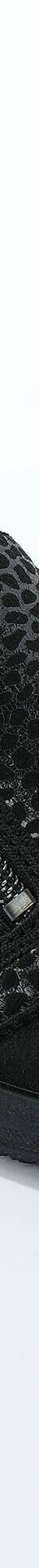 Baskets zippées spécial pieds sensibles en tissu extensible (noir) Baskets zippées spécial pieds sensibles en tissu extensible (noir)